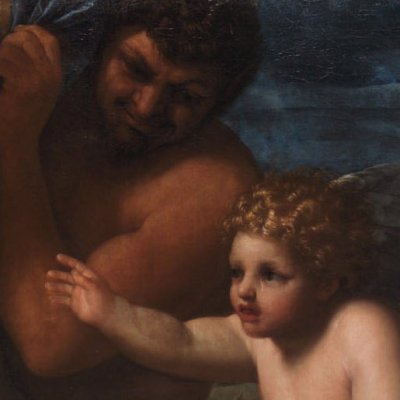 Vénus avec Cupidon épiés par un satyre - Augustin Carrache