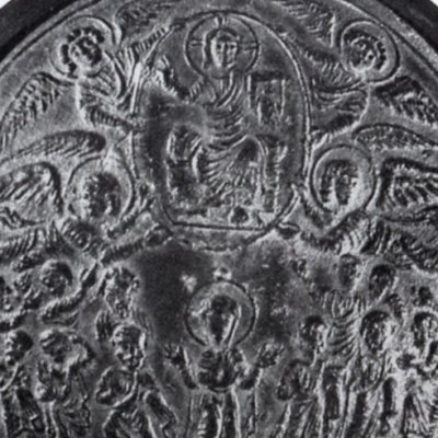 Ampoule d’étain avec l’ascension du Christ (Monza, Italie)