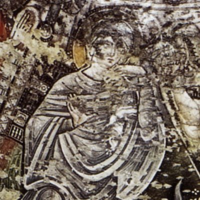 Annonciation (Monastère des Syriens, Wadi el Natrun, désert de Scété, Égypte)