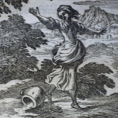 La laitière et le pot au lait (Fables de La Fontaine, 1678, 3eP) - Chauveau