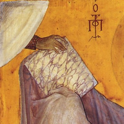 Moïse recevant les tables de la Loi (Monastère de Ste Catherine, Sinaï)