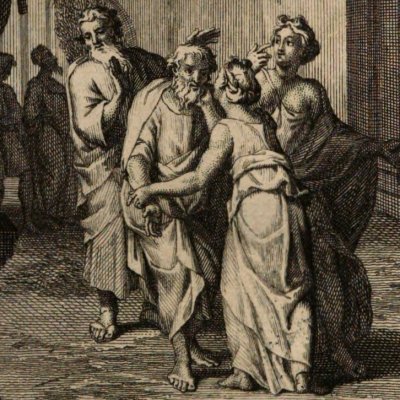 Bacchides (Œuvres de Plaute, t. 4, Amsterdam, 1719) - J. Wandelaar