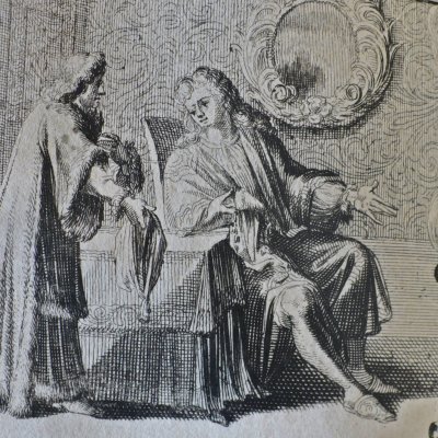 Sale déjeuner donné à un avocat (Heptaméron N52, Amsterdam, 1698)