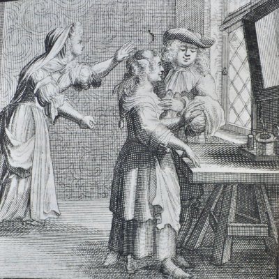 Un gentilhomme surpris par sa femme (Heptaméron N59, Amsterdam, 1698)
