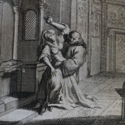 Un gentilhomme se fait cordelier de dépit (Heptameron N64, Amsterdam, 1698)
