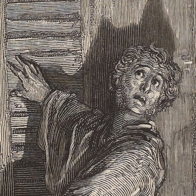 Pas la moindre obéissance ! (E. Poe, Le Corbeau, 14) - Gustave Doré