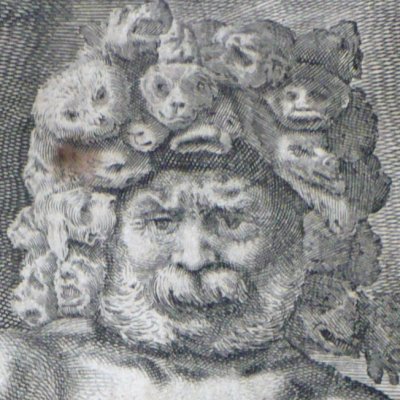 Typhon ou la Gigantomachie (Œuvres burl. de Scarron, T. Quinet, 1648)