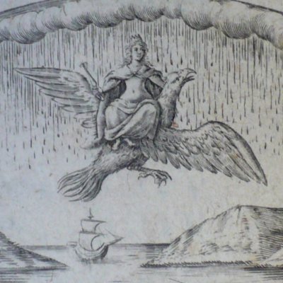 Frontispice allégorique (Sorel, Nouvelles choisies, 1645)