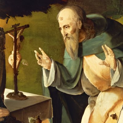 La tentation de saint Antoine - Maître du sermon d'église
