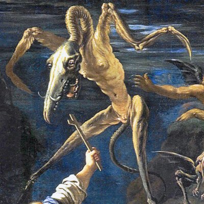 La tentation de saint Antoine - Salvator Rosa