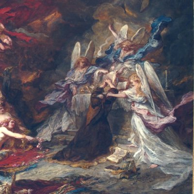 La tentation de saint Antoine - Eugène Isabey