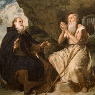 Saint Antoine et saint Paul ermites - Vélasquez