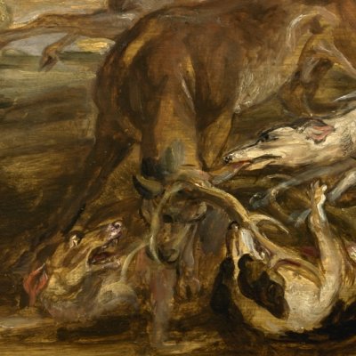 Diane et ses nymphes à la chasse (Cycle de la Torre della Parada) - Rubens