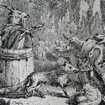 Le sermon de l’âne (Heptaméron, Berne, 1780, N11) - Dunker