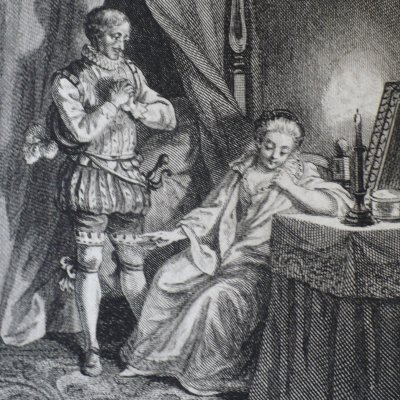Bonnivet conquiert une dame de Milan (Heptaméron, Berne, 1780, N14) - Freudeberg