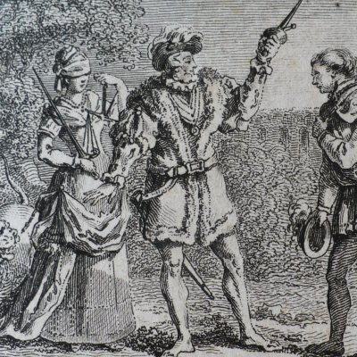 La justice du roi est aveugle (Heptaméron, Berne, 1780, N17) - Dunker