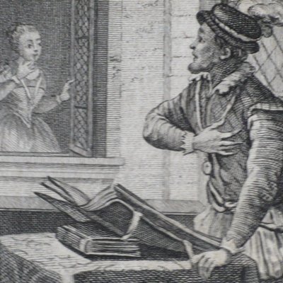 Le bâtard lecteur & sa femme (Heptaméron, Berne, 1780, N21) - Freudeberg