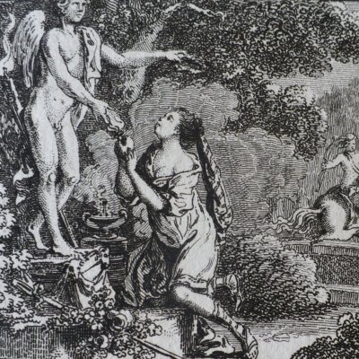 Offrande à l’Amour (Heptaméron, Berne, 1780, N21) - Dunker
