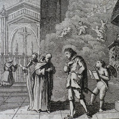 Lieu d’amour & lieu de prières (Heptaméron, Berne, 1780, N25) - Dunker
