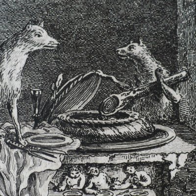 Le banquet décevant (Heptaméron, Berne, 1780, N28) - Dunker