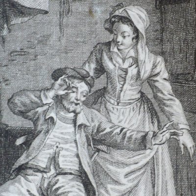 Mari assoupi & van faussement rapporté (Hept., Berne, 1780, N29) - Freudeberg