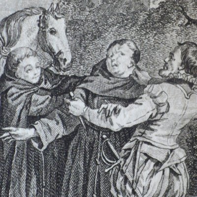 Enlèvement d’une femme déguisée en moine (Hept., Berne, 1780, N31) - Freudeberg