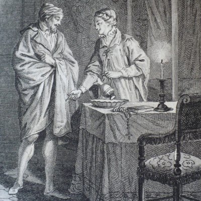 Laver les mains du mari infidèle (Heptaméron, Berne, 1780, N37) - Freudeberg