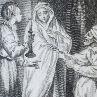 La chambrière surprise en fantôme (Heptaméron, Berne, 1780, N39) - Freudeberg