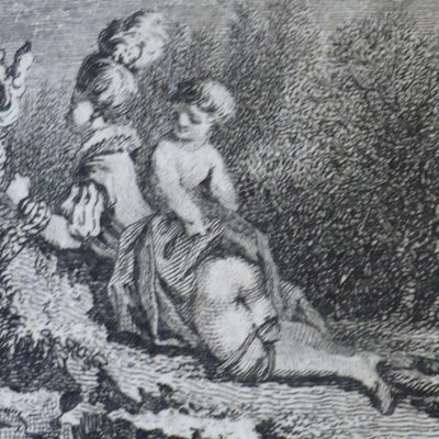 Fessée d’Amour avec la croix (Heptaméron, Berne, 1780, N46) - Dunker