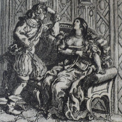 Fureur d’un ami soupçonné (Heptaméron, Berne, 1780, N47) - Dunker