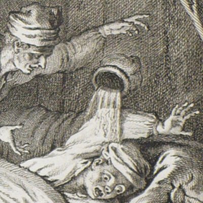 L'avanture du pot de chambre (Scènes du Roman comique, 4) - Oudry