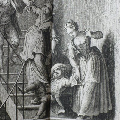 Mauvais succès de la civilité de Ragotin (Scènes du Roman comique, 13) - Oudry