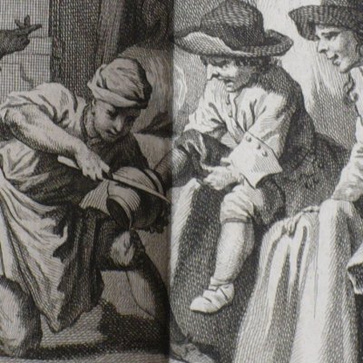 Un pot de chambre au pied de Ragotin (Scènes du Roman comique, 20) - Oudry