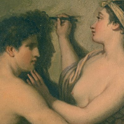 L’origine de la peinture - David Allan