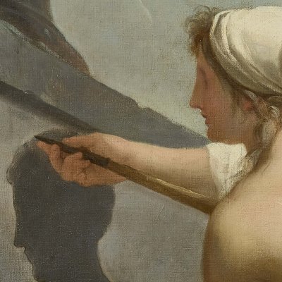 L’origine de la peinture - Régnault