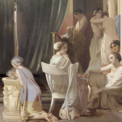 Zeuxis choisissant ses modèles - Victor Mottez