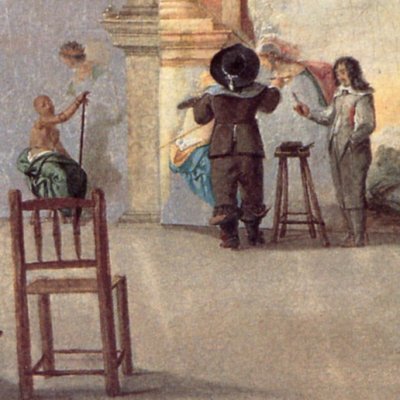 L’atelier du peintre - Antonie Palamedesz (att.)