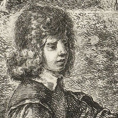 Le jeune Côme III de Médicis dessinant un vase antique - Stefano della Bella