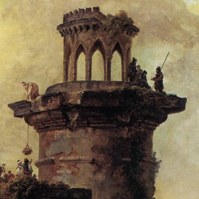 Tour - ruine à Tsarskoïe Sielo - Hubert Robert