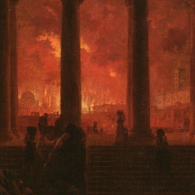 L’incendie de Rome - Hubert Robert