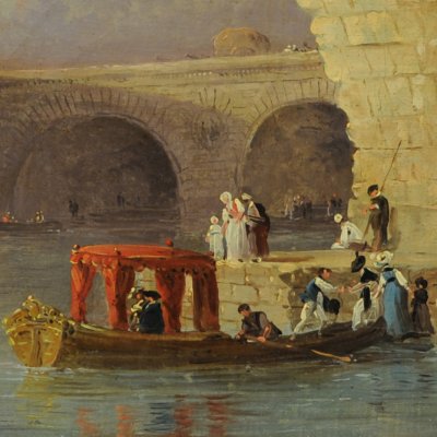 Le Pont triomphal - Hubert Robert