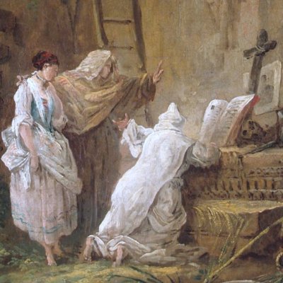 L’ermite dans les ruines - Hubert Robert