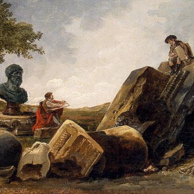 Les Peintres - Hubert Robert