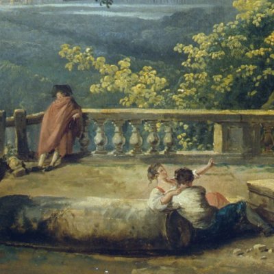 Ruines d’une terrasse dans le parc de Marly - Hubert Robert