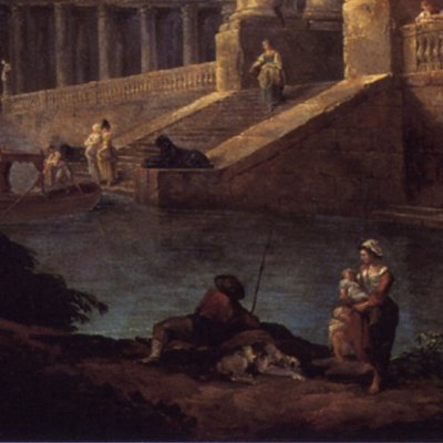 Ruines près de l’eau - Hubert Robert