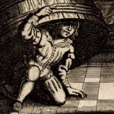 Aventure de dom Guzman avec une demoiselle (G. de Alfarache, Anvers, 1681) - G. Bouttats