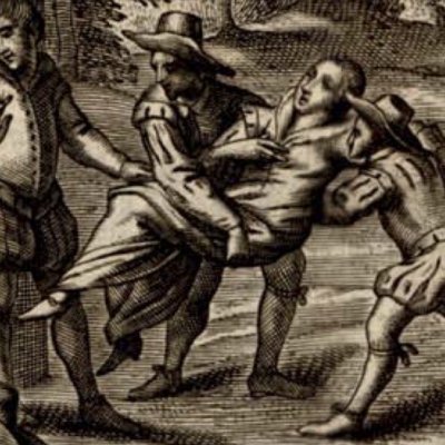 Colique feinte d’une dame (Guzman de Alfarache, Anvers, 1681) - J. Lamorlet
