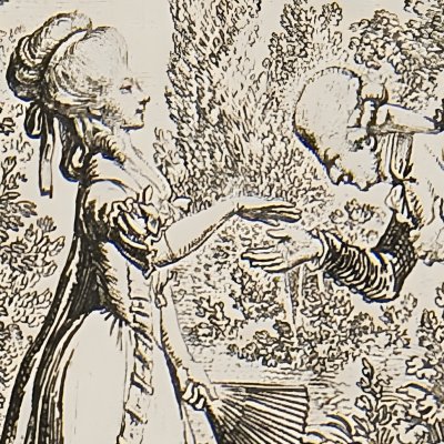 Le Maître à danser (Heirathsanträge 9,10) - Chodowiecki
