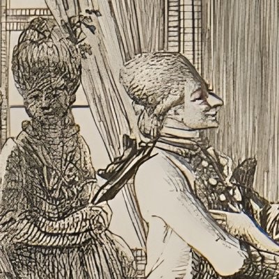 Proposition de Mariage du Sac à Vent (Heirathsanträge 1,10) - Chodowiecki