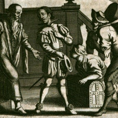 Guzman gruge un banquier de Milan (Guzman, Anvers, 1681) - G. Bouttats